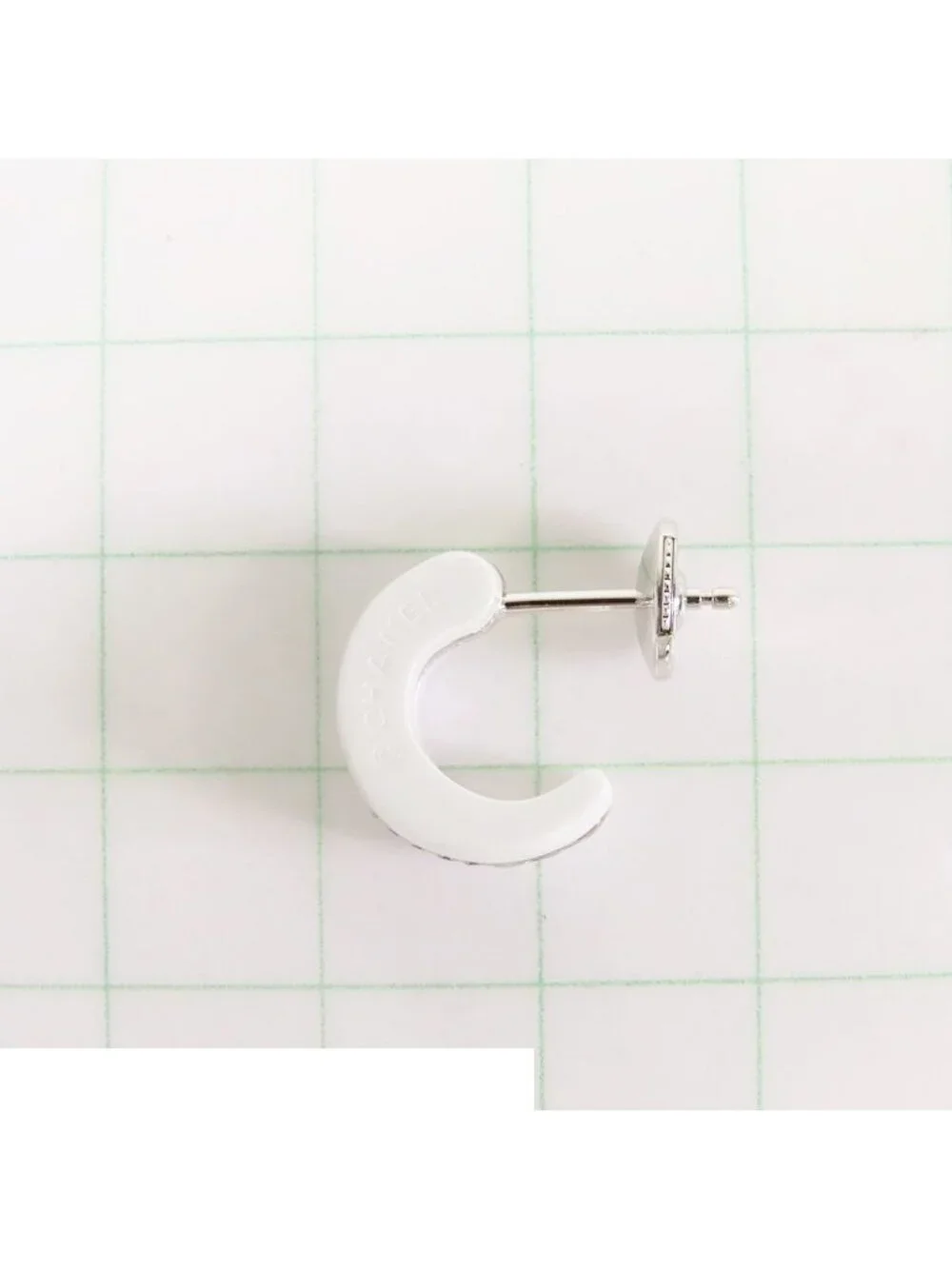 Chanel Ultra Collection Earrings White Gold 18K Ceramic